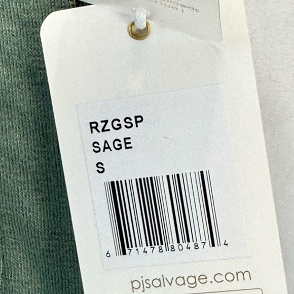 PJ Salvage Draw String Waist Gold Side Stripe Long Lounge Sleep Jogger Pants - Picture 4 of 9